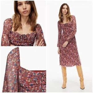 ✨aritzia floral dress✨